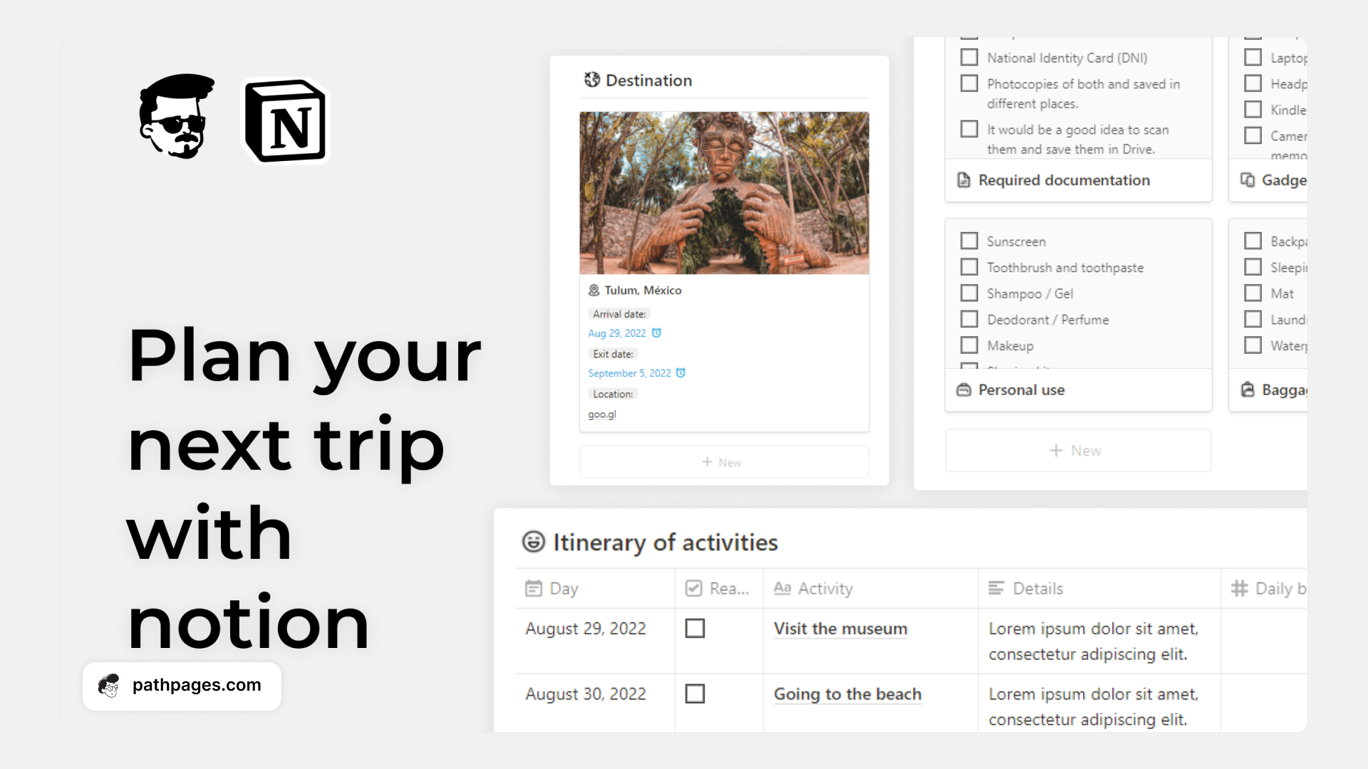 20+ Best Notion Travel Templates to Simplify Trip Planning